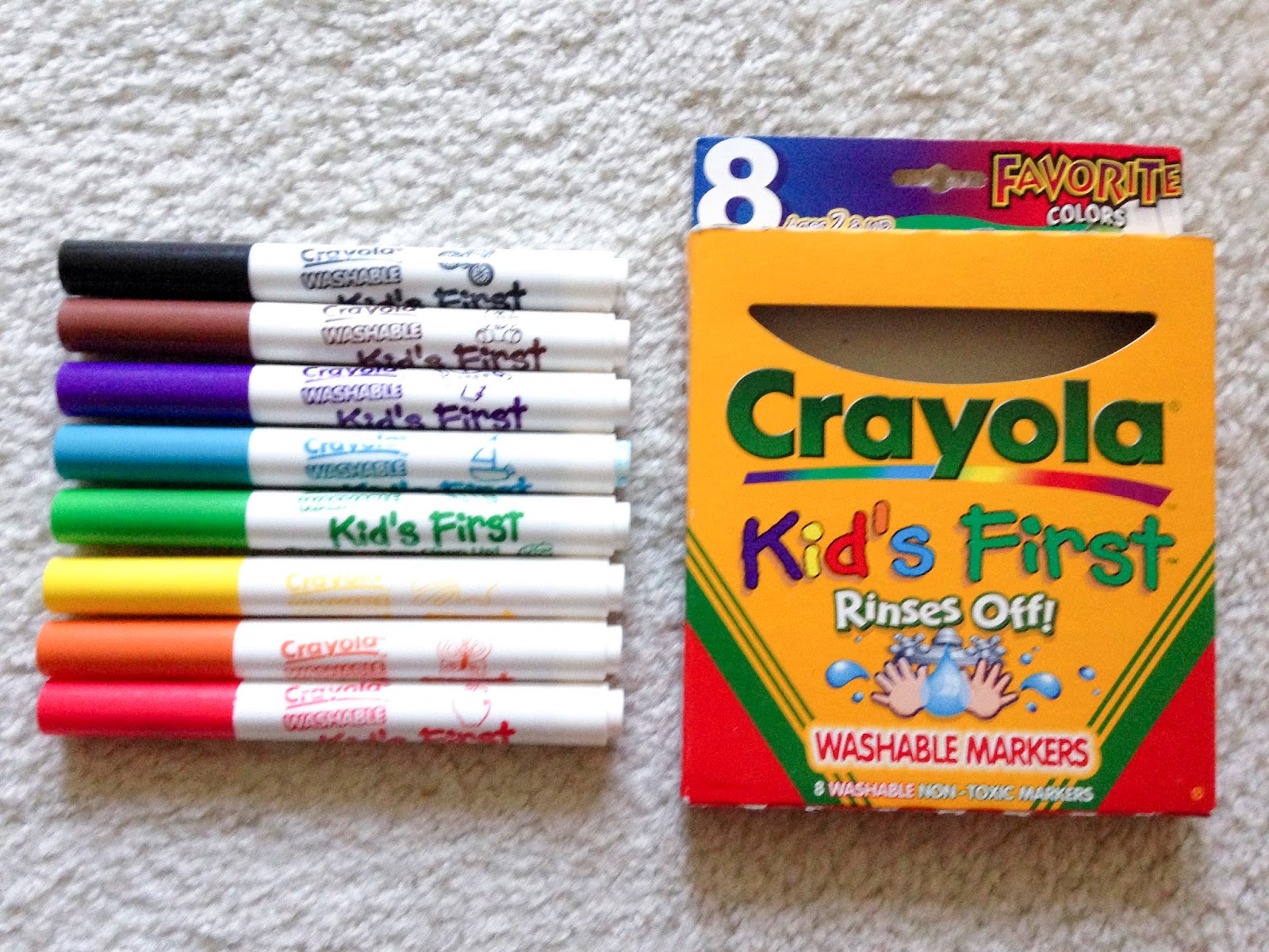 Kid's First Markers and Crayons: What's Inside the Box
